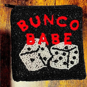 C. Marie Bags | Bunco Babe beaded coin purse.